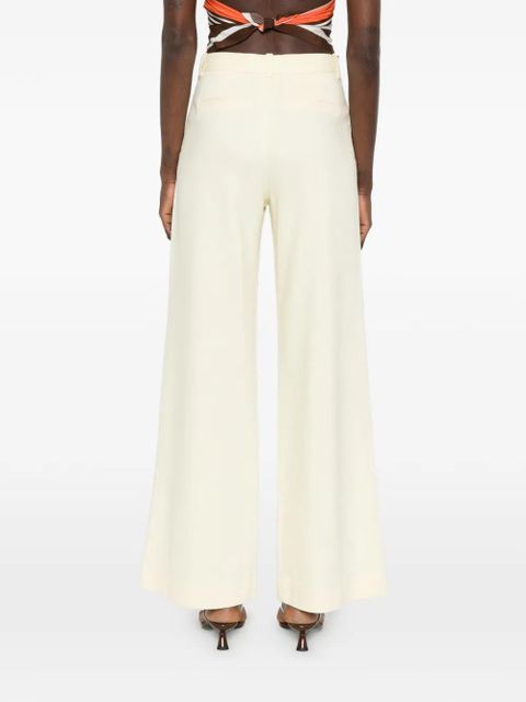 Maje belt-loops trousers - Yellow