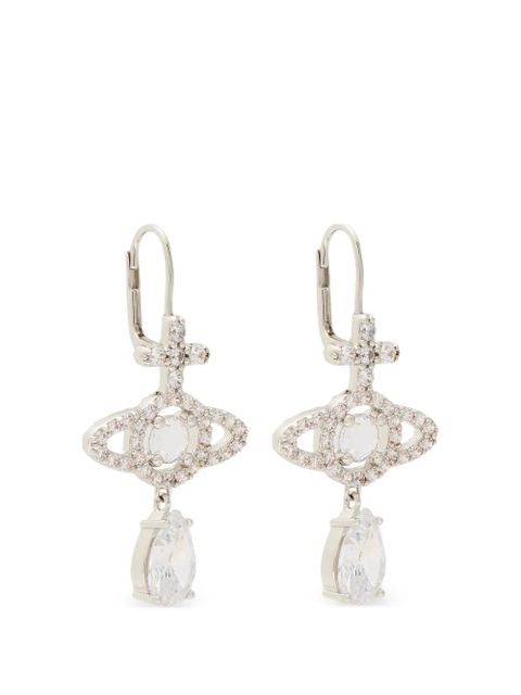 Vivienne Westwood orb drop earrings - Silver - zdjęcie produktu nr 1