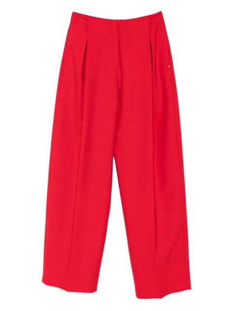 Sportmax pleated-front trousers - Red - zdjęcie produktu nr 1