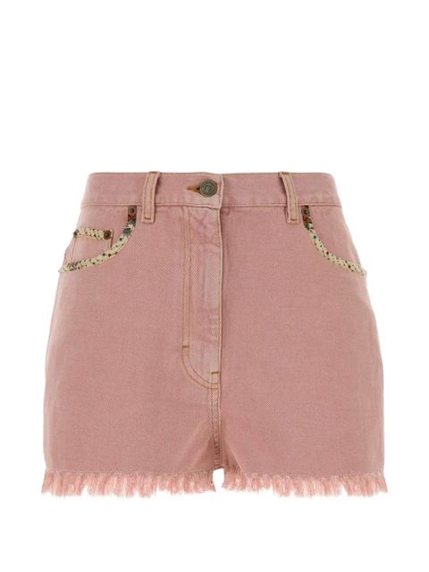 Valentino Garavani pink denim shorts - zdjęcie produktu nr 1