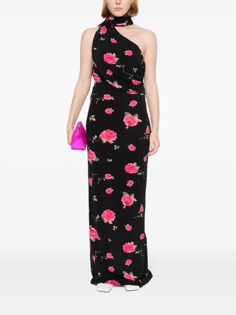 Magda Butrym wrap maxi dress - Black