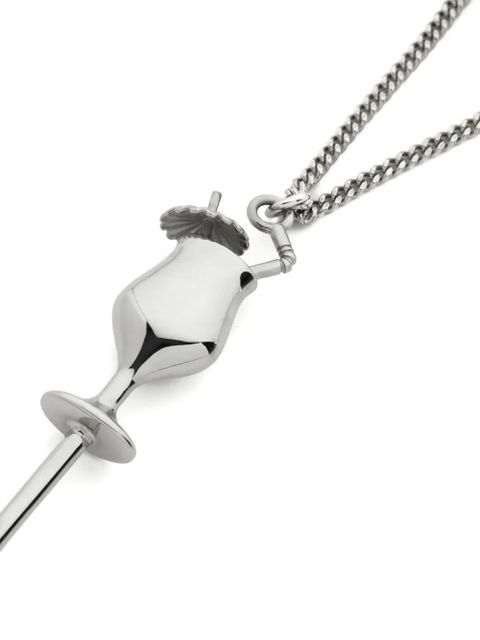 MM6 Maison Margiela cocktail pendant necklace - Silver