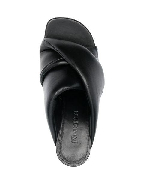 JW Anderson 95mm Chain Heel sandals - Black