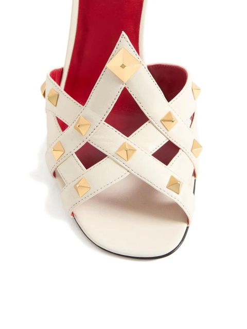 Valentino Garavani 100mm Studdy strappy sandals - Neutrals