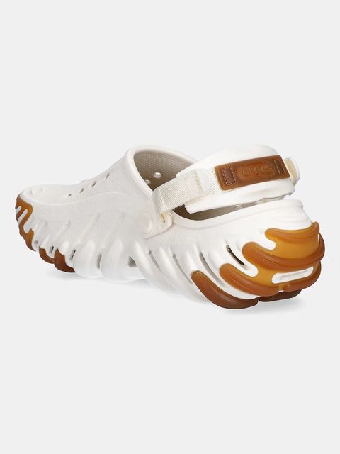 Crocs klapki Echo Gum Ro Clog damskie kolor beżowy 211675