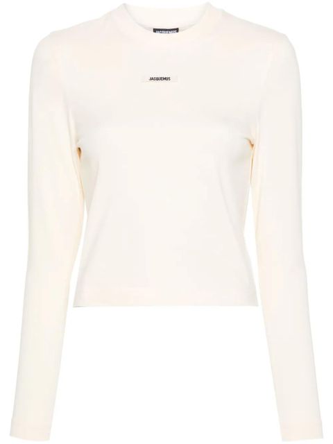 Jacquemus Le T-shirt Gros Grain top - Neutrals - zdjęcie produktu nr 1