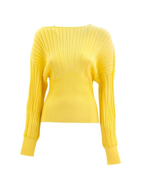 Balmain ribbed sweater - Yellow - zdjęcie produktu nr 1
