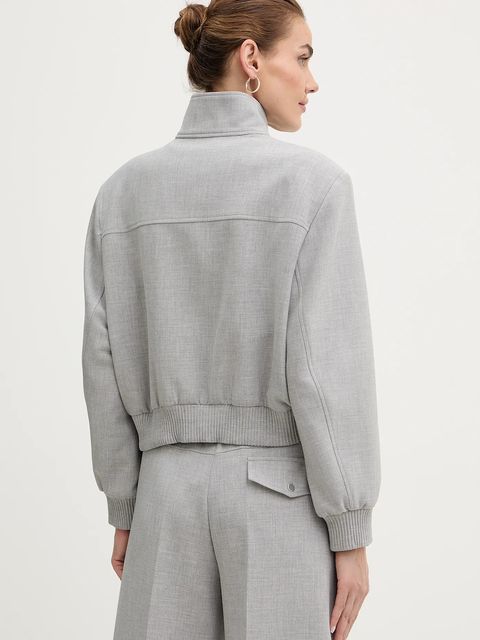 BOSS kurtka kolor szary przejściowa 50559347