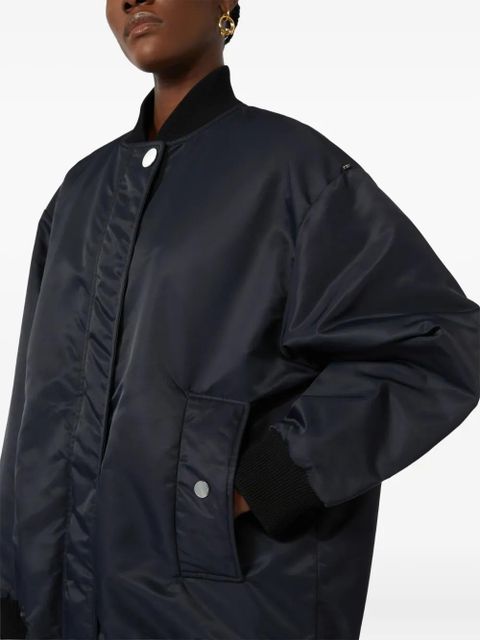 Sportmax drop-shoulder bomber jacket - Black