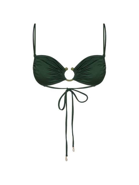Johanna Ortiz Tangle Up bikini top - Green - zdjęcie produktu nr 2