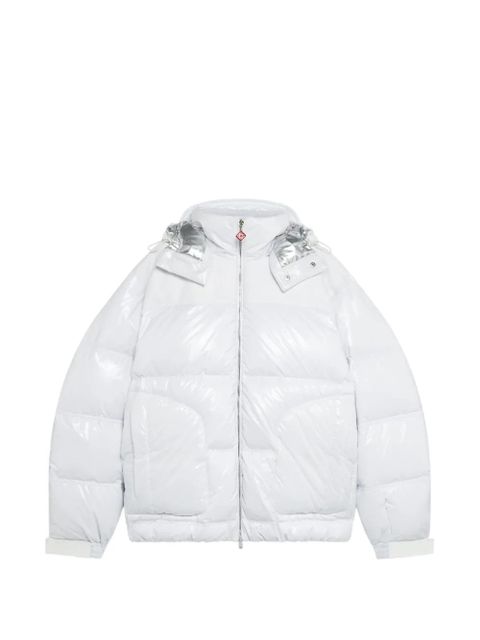 Casablanca padded hooded coat - White - zdjęcie produktu nr 1