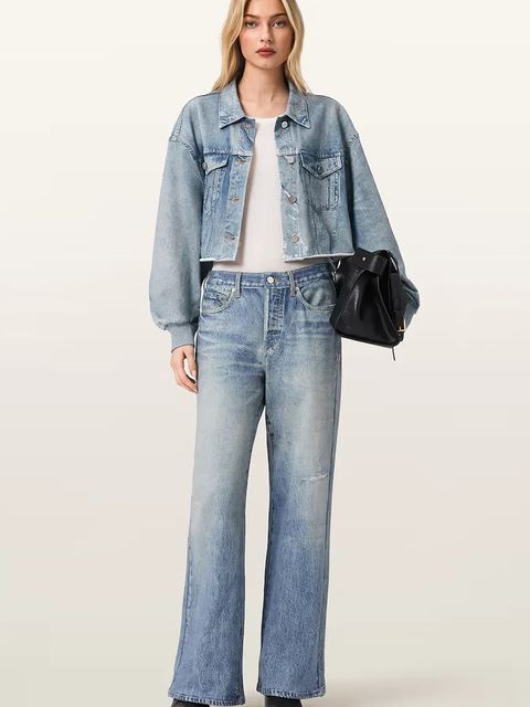 AllSaints kurtka jeansowa ANDERS - zdjęcie produktu nr 2