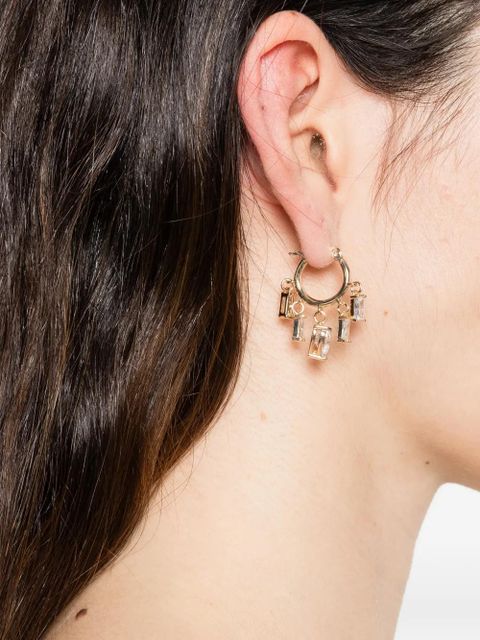 Maje heart zirconia brass earrings - Gold - zdjęcie produktu nr 2