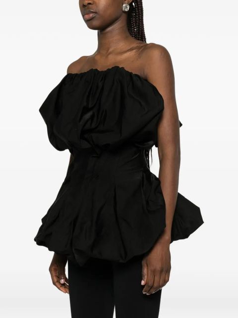 Magda Butrym pleated blouse - Black