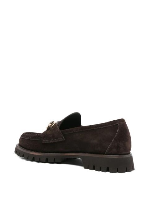 Gucci Horsebit lug-sole loafers - Brown