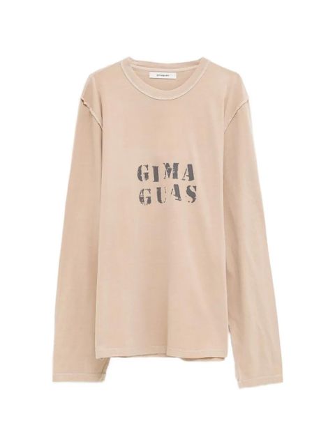 Gimaguas long-sleeve logo-print T-shirt - Neutrals - zdjęcie produktu nr 1