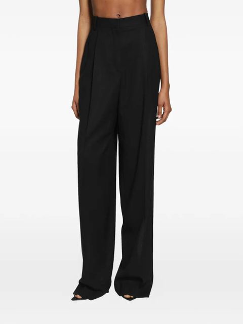 TOM FORD pleated wide-leg trousers - Black - zdjęcie produktu nr 1