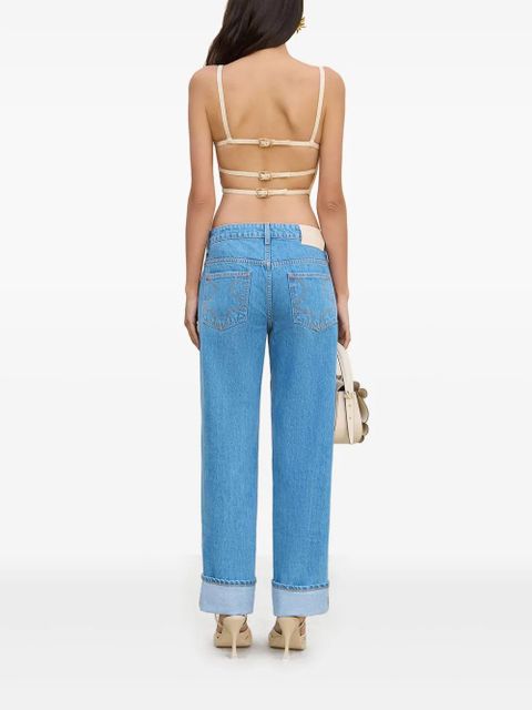 Cult Gaia Loren crop top - Neutrals