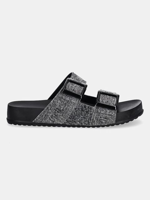 Melissa klapki COZY M LOVER SLIDE DENIM damskie kolor czarny M 36146