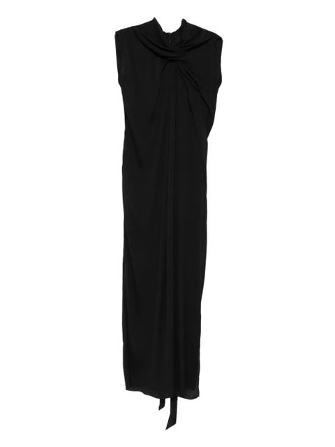 Lanvin knot-detail sleeveless dress - Black - zdjęcie produktu nr 1