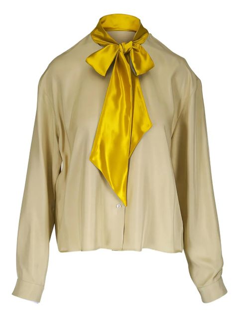 Marni tie-neck shirt - Neutrals - zdjęcie produktu nr 1