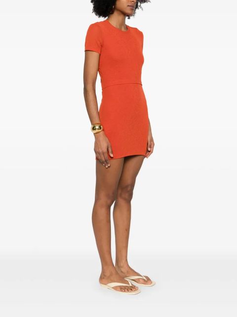 Nanushka open-back mini dress - Orange