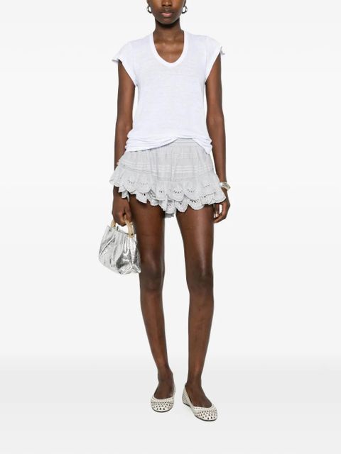 MARANT ÉTOILE Zankou V-neck T-shirt - White - zdjęcie produktu nr 2