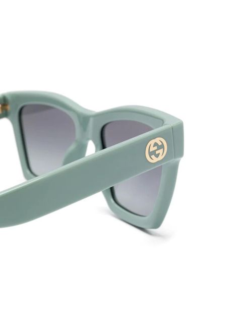 Gucci Eyewear cat eye sunglasses - Green