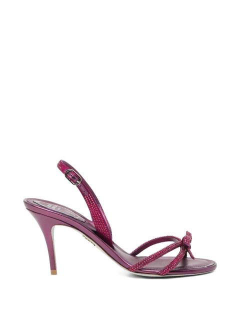 René Caovilla embellished strappy sandals - Red - zdjęcie produktu nr 1