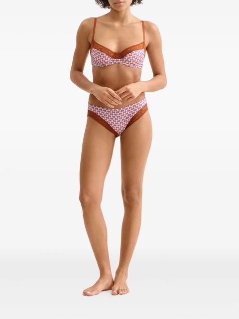 ERES Slow lace-trim briefs - Purple