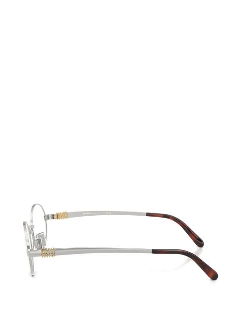 Miu Miu Eyewear round-frame glasses - Silver