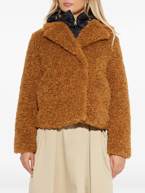 Moncler Barbot hooded-neck jacket - Brown