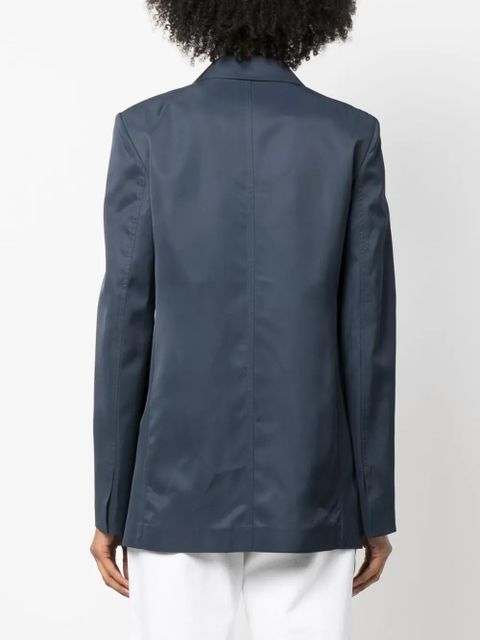 Jil Sander single-breasted blazer - Blue