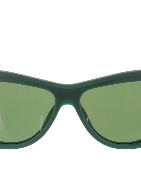 Jacquemus geometric-frame sunglasses - Green