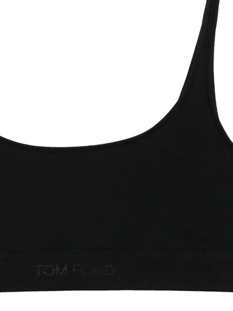 TOM FORD logo-underband bra - Black