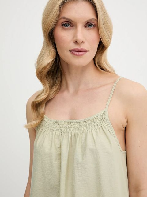 Marc O'Polo sukienka kolor zielony midi prosta 5000006348