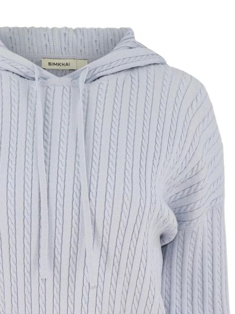Simkhai cable-knit sweater - Blue - zdjęcie produktu nr 2