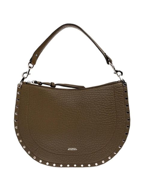 ISABEL MARANT Oskan studded shoulder bag - Green - zdjęcie produktu nr 1