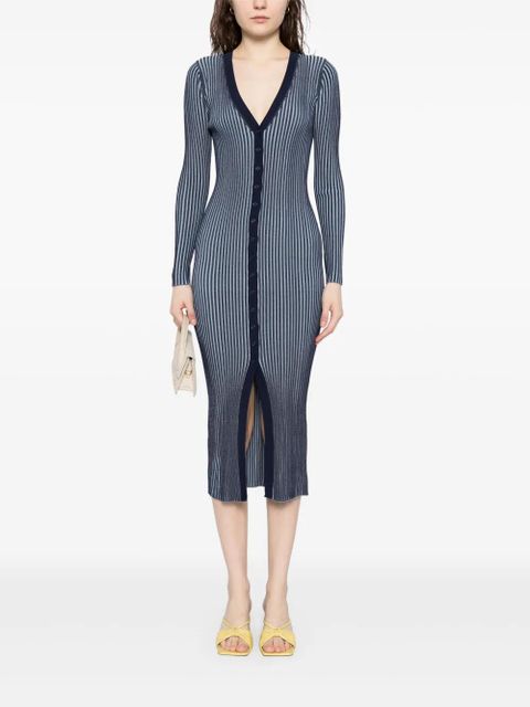 STAUD Shoko midi dress - Blue