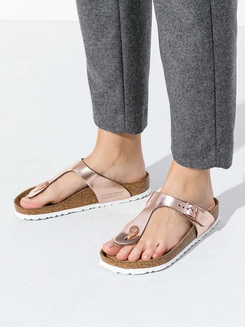 Birkenstock japonki skórzane Gizeh