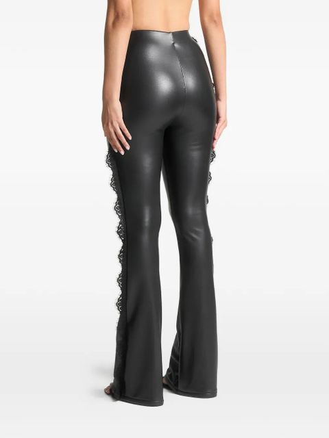 Manière De Voir lace trim trousers - Black - zdjęcie produktu nr 2