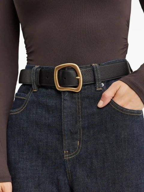 Gabriela Hearst Simone leather belt - Black