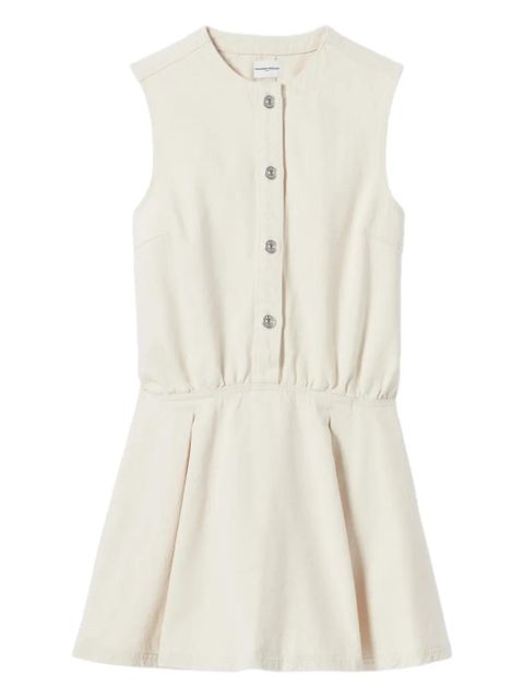 Claudie Pierlot buttoned pleated dress - Neutrals - zdjęcie produktu nr 1