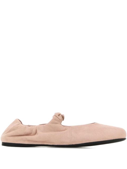 Miu Miu suede Mary Jane ballet flats - Pink - zdjęcie produktu nr 1