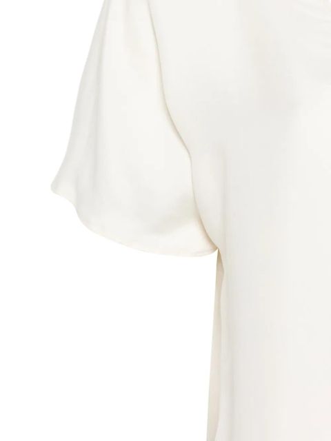 Alysi V-neck short-sleeved T-shirt - Neutrals