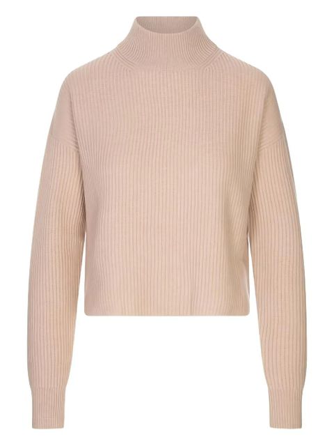 Max Mara ribbed funnel neck sweater - Neutrals - zdjęcie produktu nr 1
