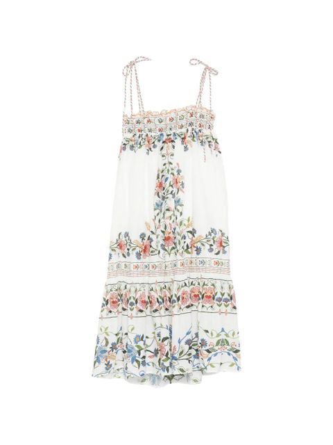 FARM Rio stitched garden long dress - White - zdjęcie produktu nr 1