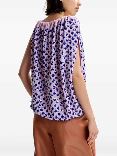 Essentiel Antwerp Jocelyn tie-detail blouse - Pink