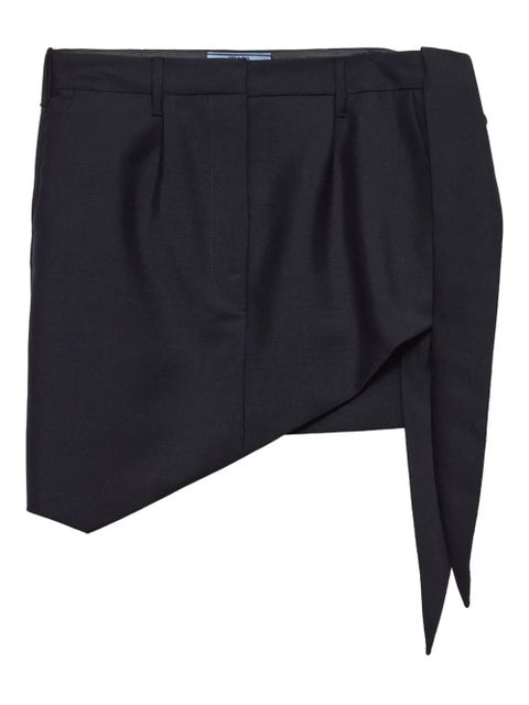 Prada asymmetric miniskirt - Blue - zdjęcie produktu nr 1