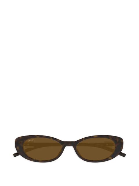 Gucci Eyewear round-frame sunglasses - Brown - zdjęcie produktu nr 1